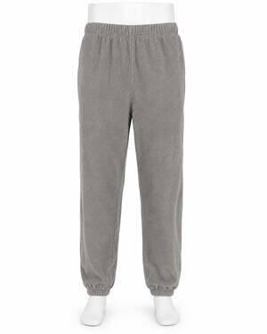 Foot Locker Heavyweight Fleece Sweatpants Gray Back Zip Pocket Joggers Mens L
